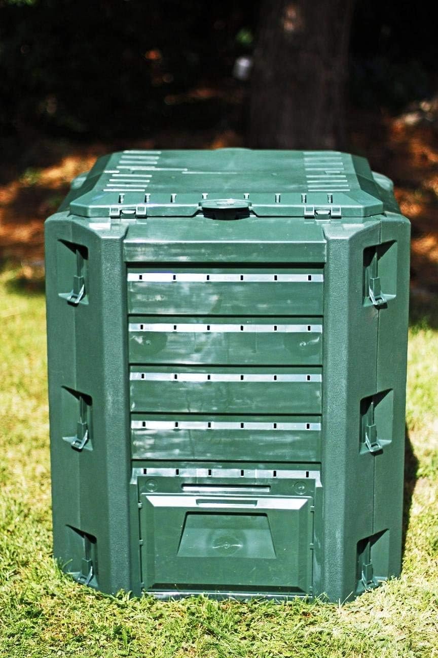 Prosperplast 19548 Kompostierer IKST380Z 380Liter,grün Single, Single