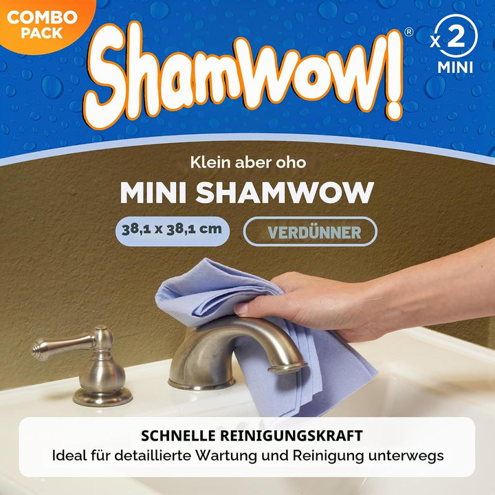 ShamWow Das Original - Super Absorbent Multi-Purpose Cleaning Shammy (Chamois) Tuch-Tuch, maschinenw