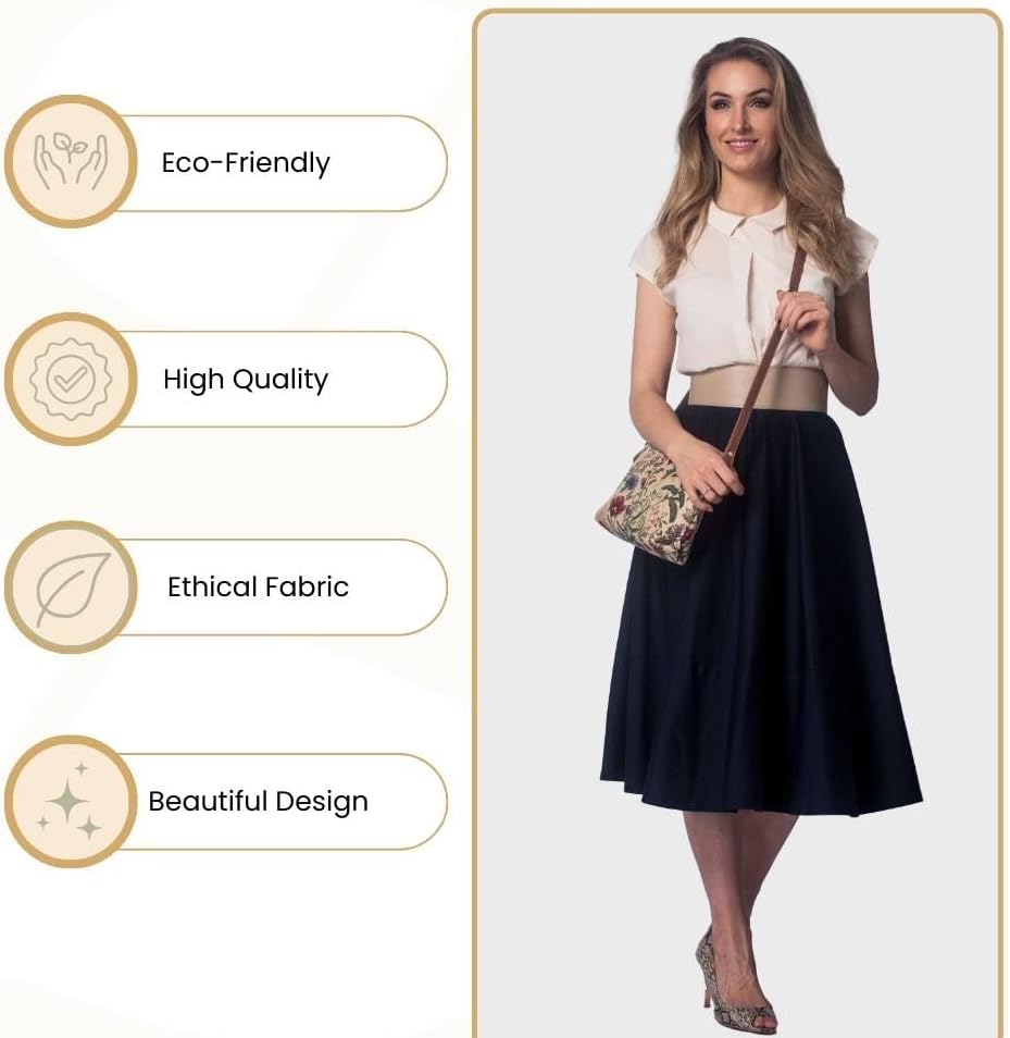 Signare Tapisserie Kleine Handtasche Damen, Umhängetasche Damen, Schultertasche Damen Morgengarten,