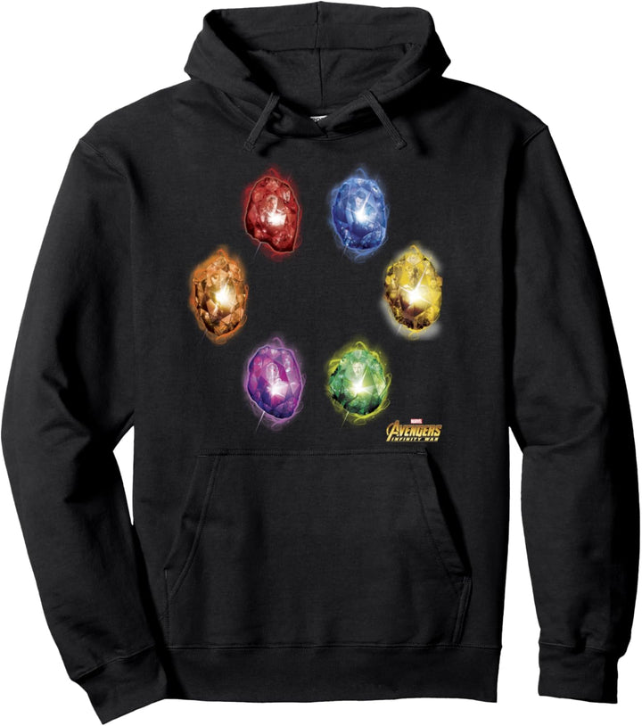 Marvel Avengers Infinity War Stones Glow Pullover Hoodie