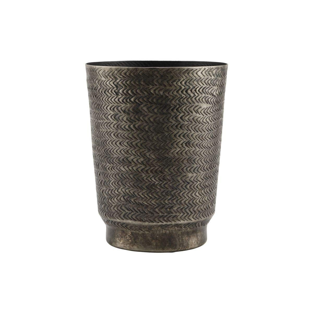 House Doctor 211230500, Blumenkasten, Oli, Mattschwarzes Finish, Aluminium