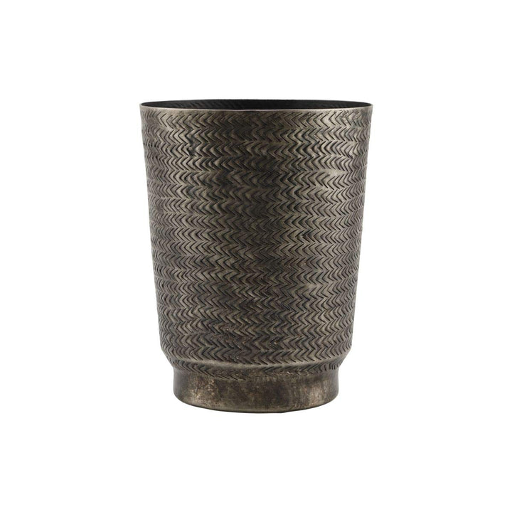 House Doctor 211230500, Blumenkasten, Oli, Mattschwarzes Finish, Aluminium
