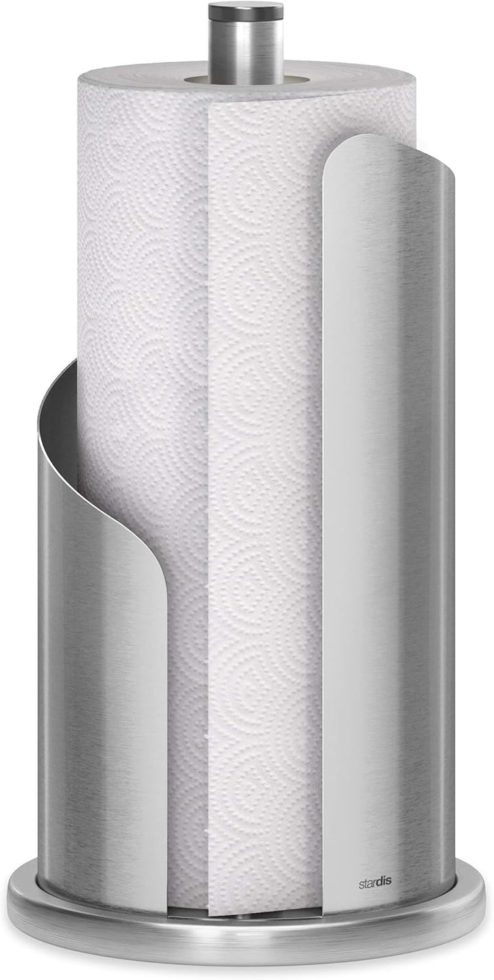 Design Küchenrollenhalter fingerabdruckresistent H 30 Ø15 cm Rollenhalter Papierrollenhalter für Küc