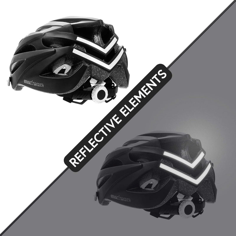 meteor® Marven Fahrradhelm Herren Damen Kinder-Helm MTB rollerhelm mädchen kinderfahrradhelm für Dow