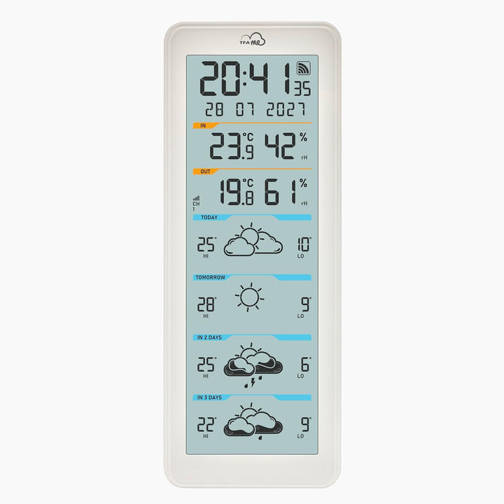TFA Dostmann WLAN Funk Wetterstation TFA.me ID-06, 35.8108.02, Profi-Wettervorhersage durch wetter.c