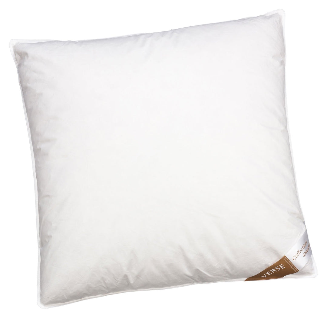 Verse Collection Dreaming Kopfkissen Daunen - Kissen 80x80 weich 1100g 70% Federn/ 30% Daunen, 80x80