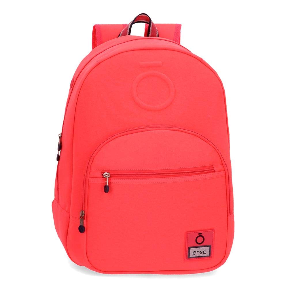 Enso Basic Rucksack Orange 32x46x15 cms Polyester für 15,6"-Laptop 22.1L Koralle Rucksack, Koralle R