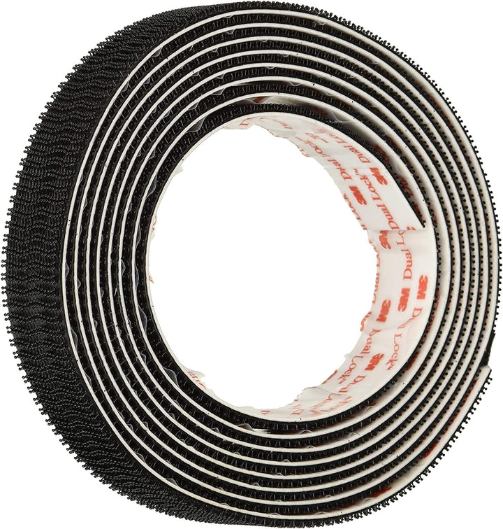 3M 799198554562 RF6761 Scotch Extreme Verbindungselemente, 25,4 x 2,5 cm, Schwarz, Polypropylen