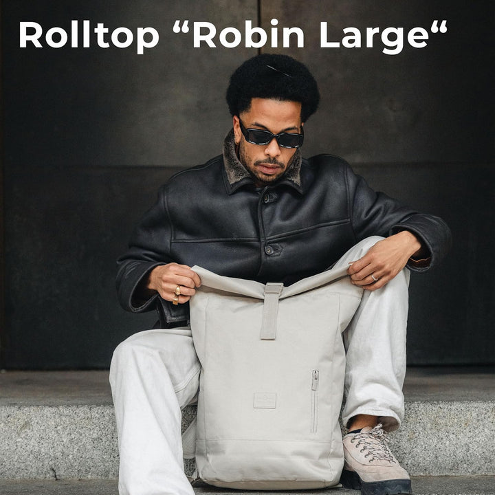 Johnny Urban Rolltop Rucksack Damen & Herren - Robin Large - Tagesrucksack mit 16 Zoll Laptopfach -