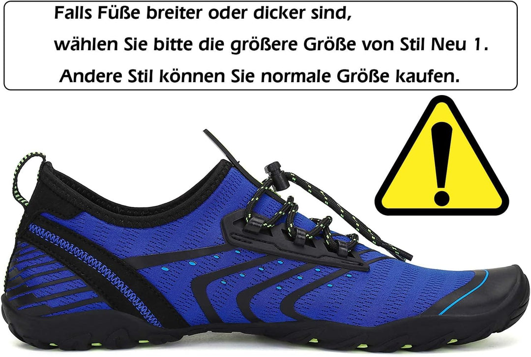 SAGUARO Badeschuhe für Herren Damen - 7/9 Drainagelöcher Schnelltrocknende rutschfest, Gr 35-48 40 E