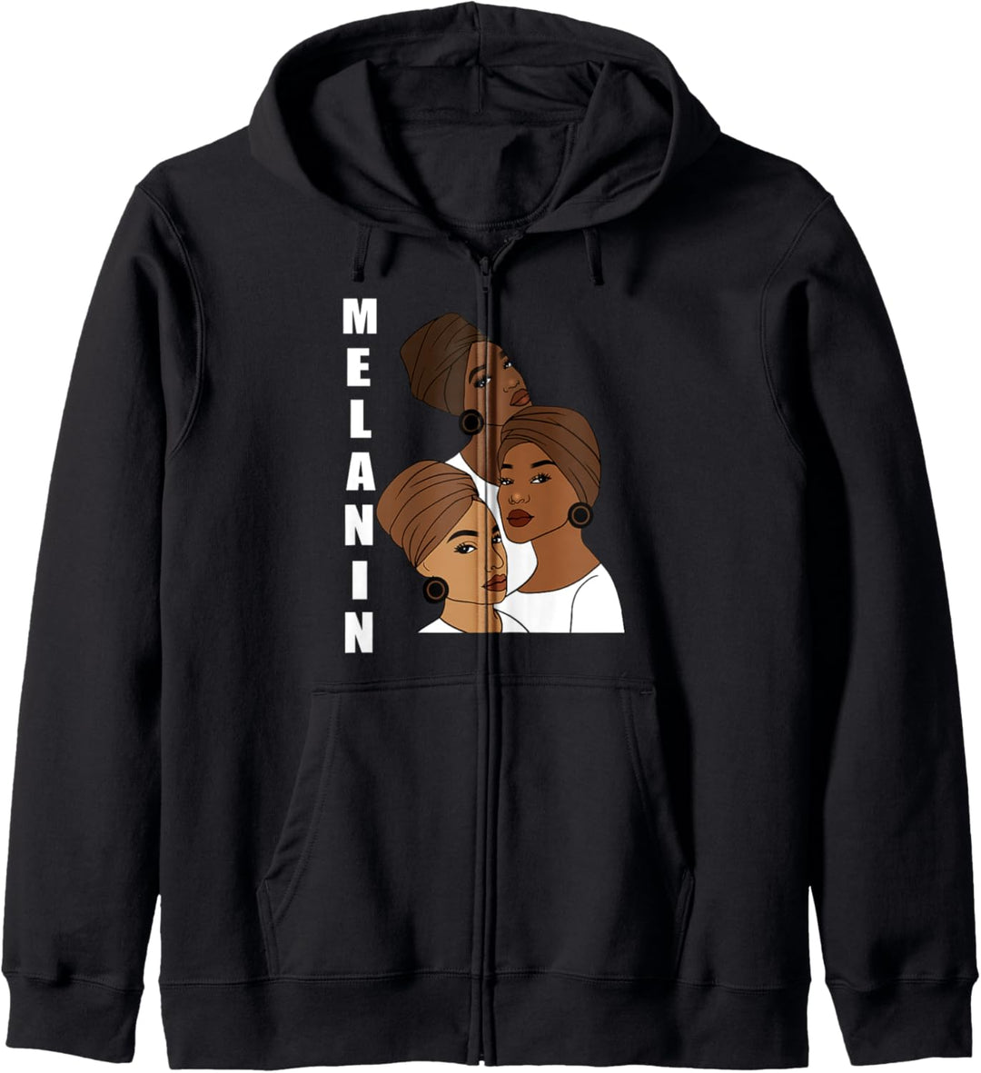 Oheneba: Melanin Black Girl Magic Afro Queen Pride Kapuzenjacke