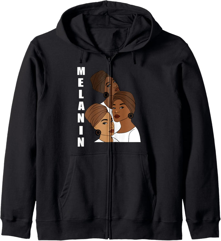 Oheneba: Melanin Black Girl Magic Afro Queen Pride Kapuzenjacke