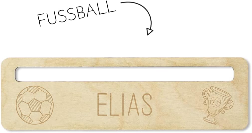 Dein Lieblingsteil Lesehilfe und Lineal Jungs (Set FUSSBALL Lesehilfe + Lineal), Set FUSSBALL Lesehi