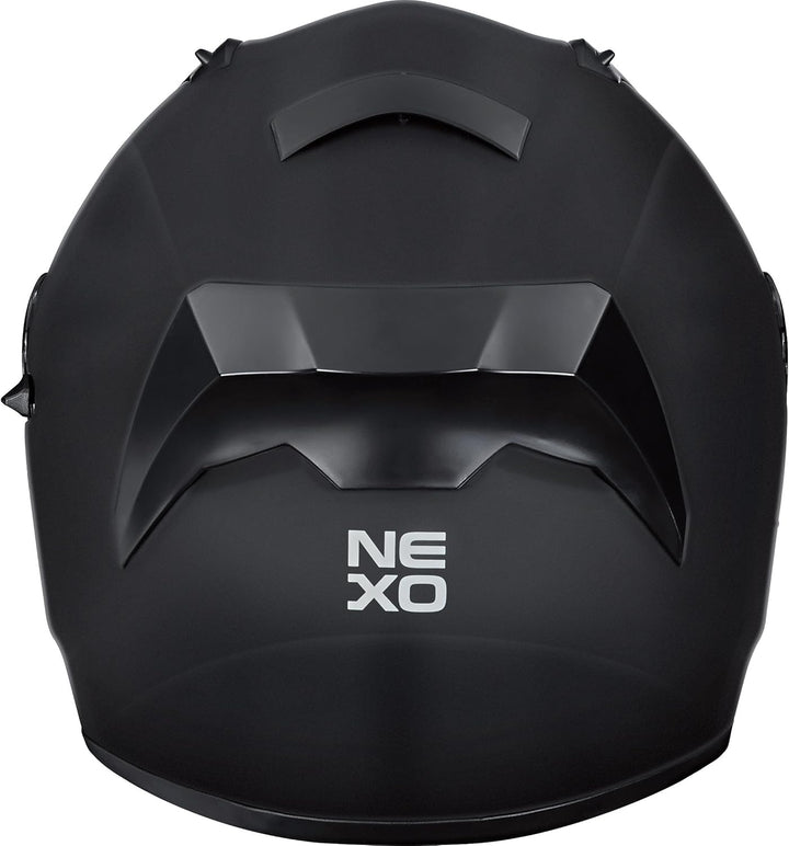 Nexo Integralhelm Sport II - Kratzfeste Visierung - Thermoplast - Belüftung mattschwarz XL, mattschw