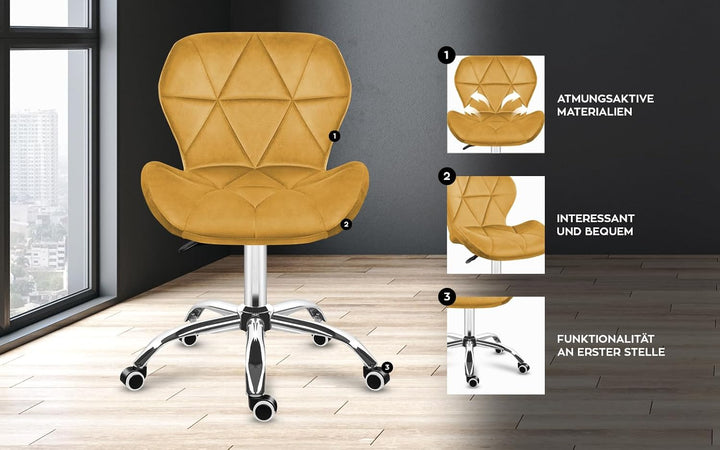 MARK ADLER Future 3.0 | Drehstuhl Bürostuhl Stuhl Schreibtischstuhl Polsterstuhl | Höhenverstellbar