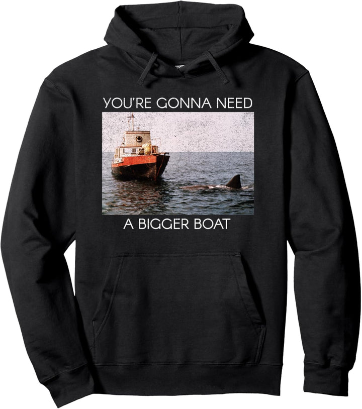 Jaws Screen Grab You're Gonna Need A Bigger Boat Pullover Hoodie