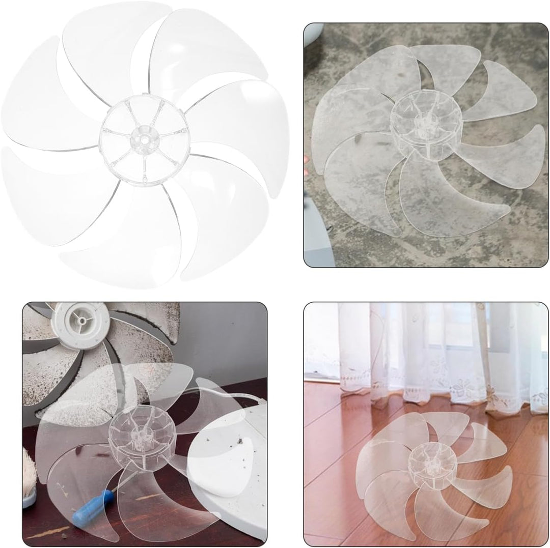 BESTOYARD Universeller Ersatz StandventilatorflüGel Und TischventilatorflüGel Aus Kunststoff 12 Zoll