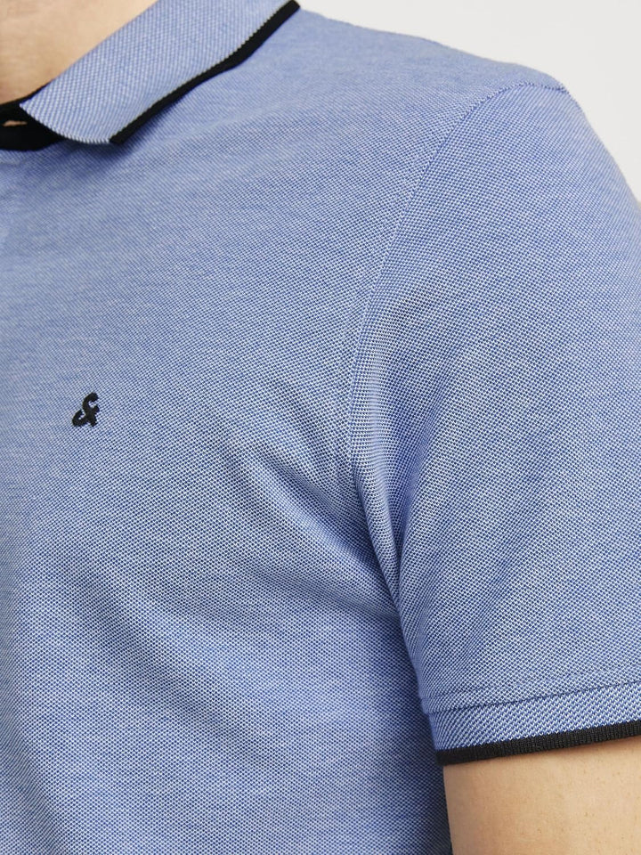 JACK & JONES Herren Jjepaulos Polo Ss Noos Polohemd (1er Pack) S Bright Cobalt, S Bright Cobalt