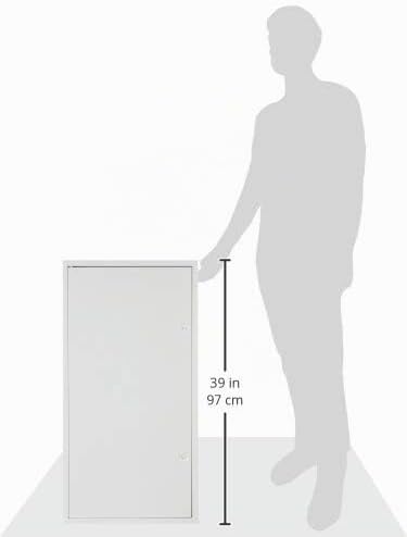 Upmann 22159 Revisionstür Z-Profil Primus weiss 400x800mm mit Vierkant