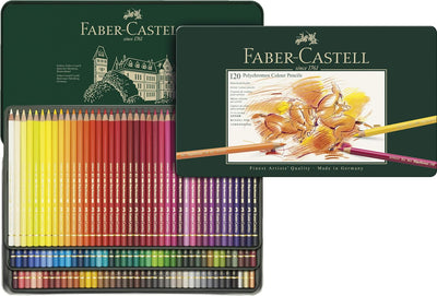 Faber-Castell 117511 - Aquarellstift Albrecht Dürer 120er Metalletui & 110011 - Künstlerfarbstifte P