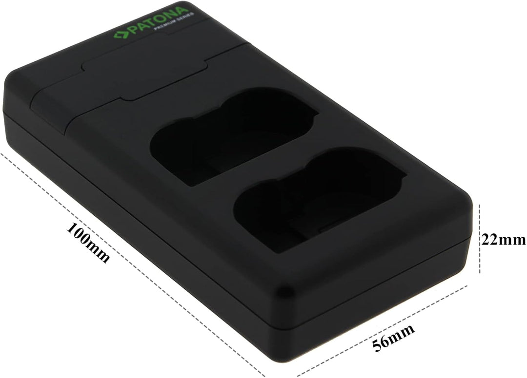 PATONA EN-EL15c EN-EL15b EN-EL15 - PD Performance Akku Ladegerät (1500mA), USB-C Mini Dual LCD - PD/