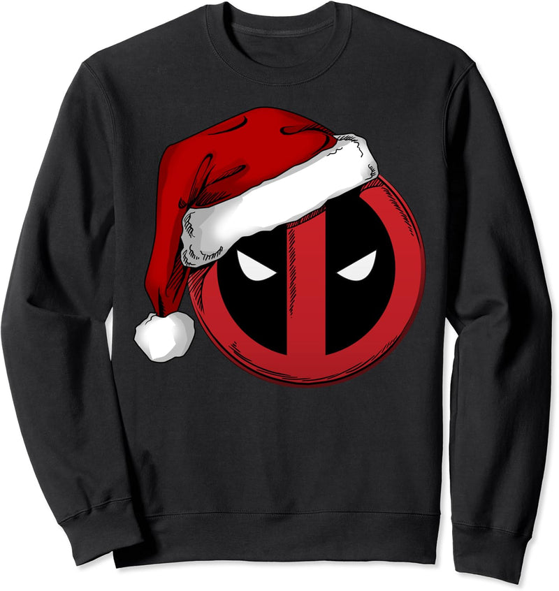 Marvel Deadpool Icon Santa Hat Weihnachten Sweatshirt