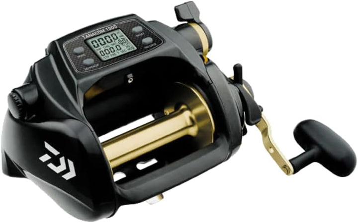 DAIWA Tanacom, Electrische Multi-Angelrolle, Sternbremse, Linkskurbel 800, 800
