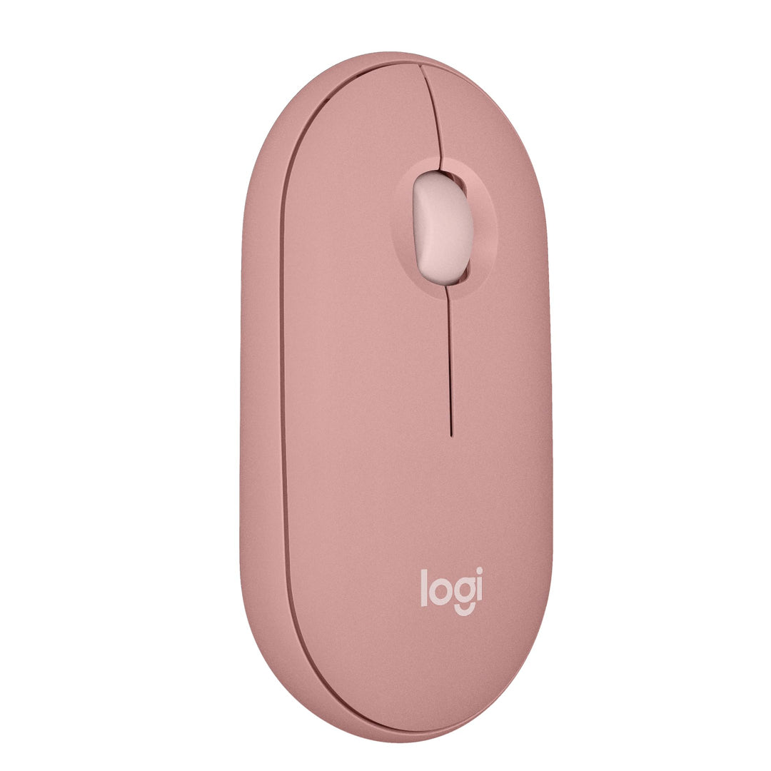 Logitech Pebble Mouse 2 M350s schlanke kabellose Bluetooth-Maus, mobil, leicht, anpassbare Taste, le