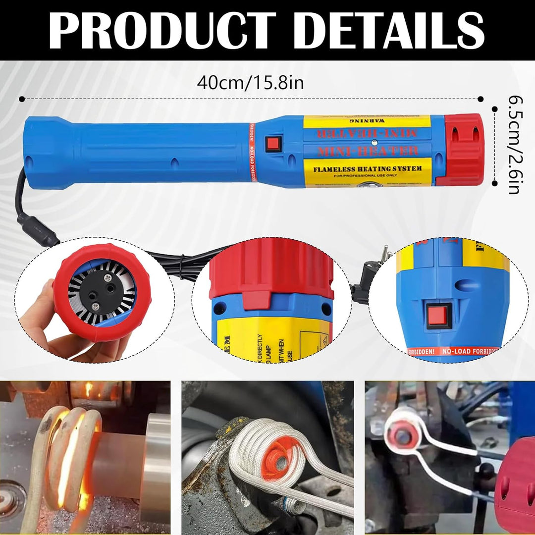 Induktionsheizgerät, 1000W Induktions Heizset Flammenloses Magnetisches Induktionsheizgerät-Set mit