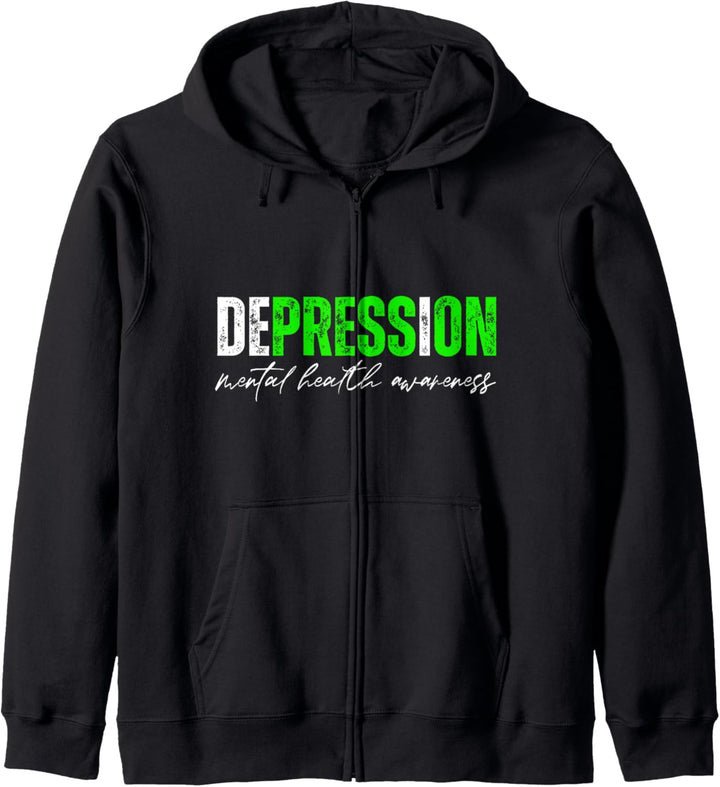 Depression Press On Mental Mentale Gesundheit ist wichtig Kapuzenjacke