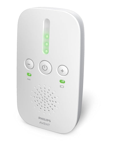 Philips Babyphone DECT SCD502 / 26 - Mit Akku oder Netzstrom - Reichweite 300m -