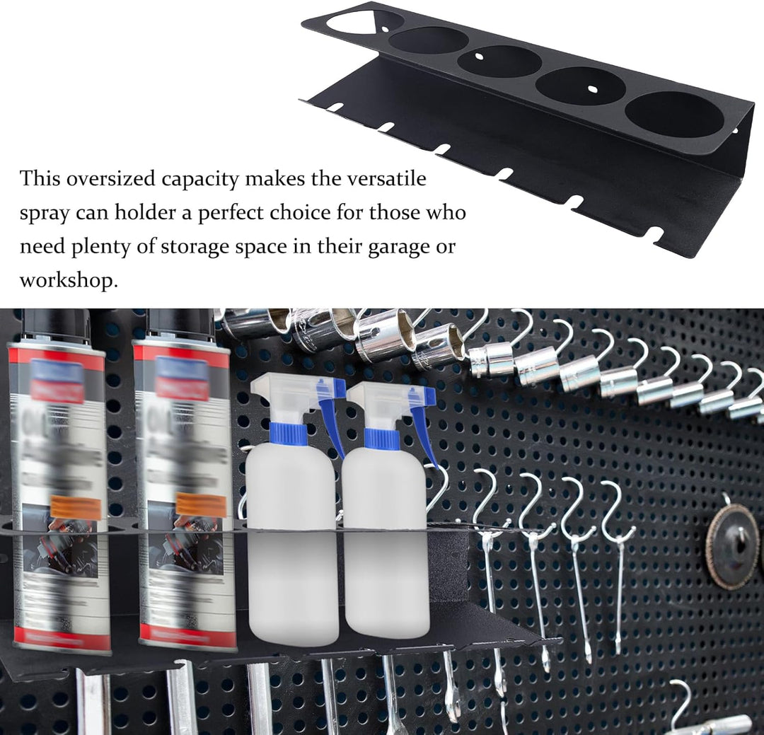 Wandmontierter Sprühflaschen Dosenhalter: Multifunktionaler Spraydosenhalter, Aerosol-Aufbewahrung U