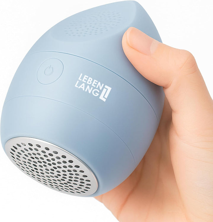 LEBENLANG Mini Fusselrasierer Elektrisch - Inkl. Ersatzklingen & Reinigungspinsel I Entfussler Fluse