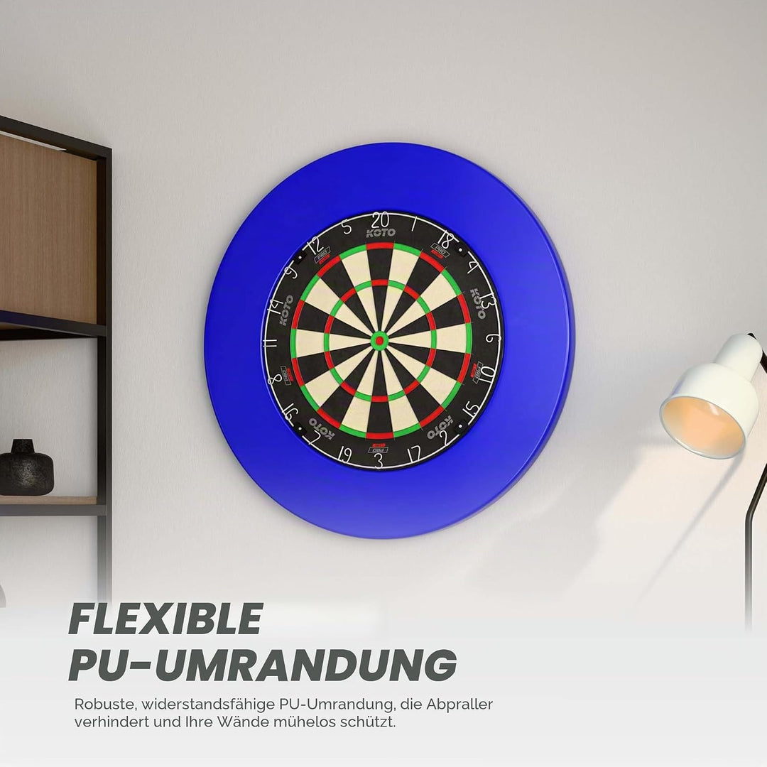 KOTO - King Pro Surround Dartset, 3 Barrels, 2 Sets Flights, 2 Sets Shafts (Short & medium), Dartwal
