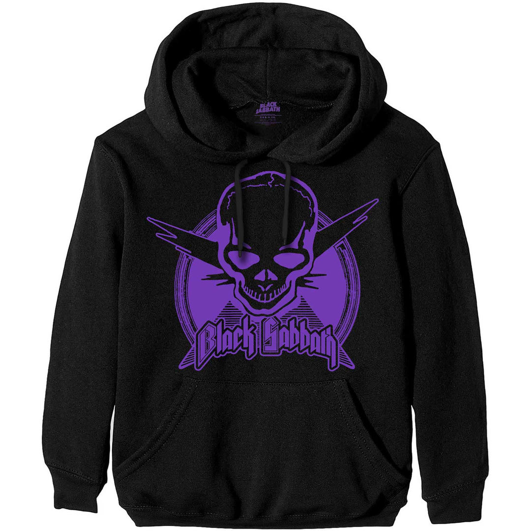 Black Sabbath Kapuzenpullover Aviation Skull Band Logo Nue offiziell Herren L Schwarz, L Schwarz