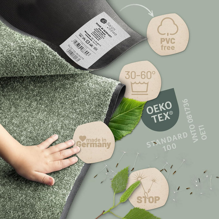 Salonloewe Fussmatte waschbar Alpenglück Herzen 50x75 cm Landhaus-Stil Eingangs-Matte Fussabtreter g