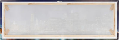 Bilderwelten Leinwandbild - Manhattan in New York City - Panorama Quer, 30cm x 90cm, 30cm x 90cm