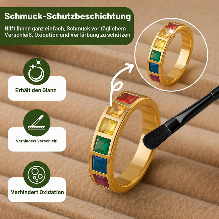 50 ml Schmuckschutzbeschichtung, Schmuckversiegelung Anlaufschutz, behält brillanten Glanz, gegen Ve