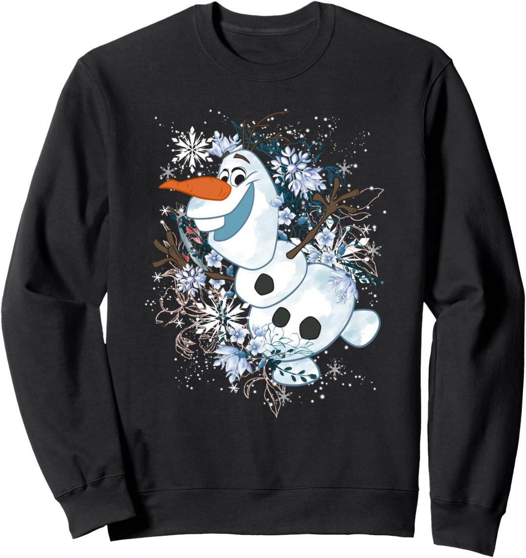Disney Frozen Olaf Dancing In The Snowflakes Sweatshirt