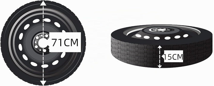 Reserverad Ersatz notrad 17" fur Mazda Cx-5 mit Wagenheber, Schlüssel und Tasche