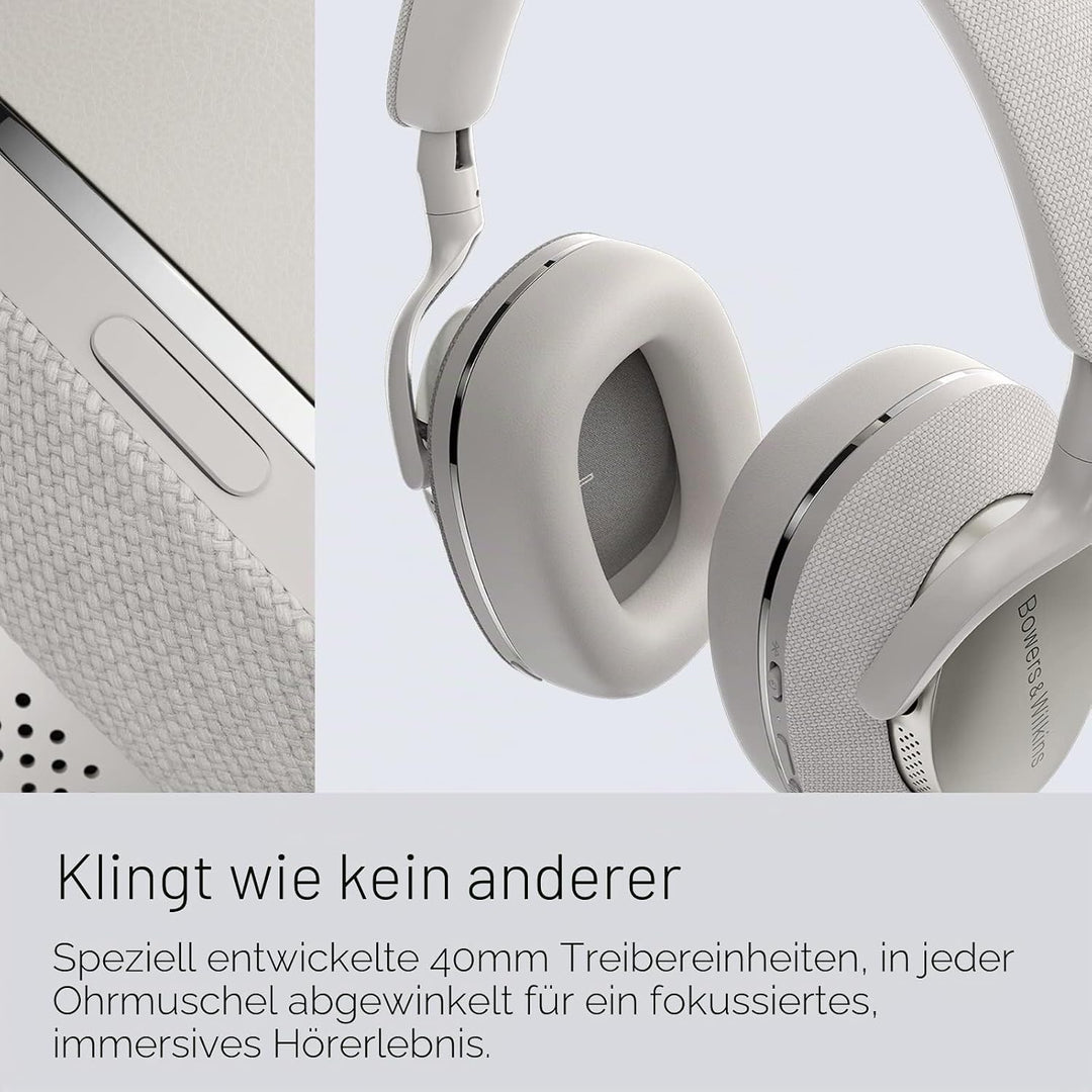Bowers & Wilkins Px7 S2 Bluetooth Noise Canceling Headphones, Wireless, Qualcomm aptX™ Adaptive & Fa