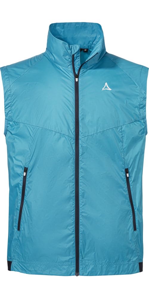 Schöffel Herren Bygstad Weste Outdoorweste Windweste 48 7820 - blau, 48 7820 - blau