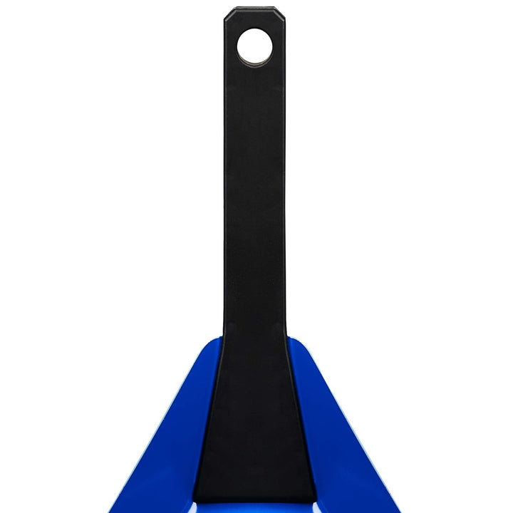 V7 Kehr-Schaufel mit Gummilippe zum Aufsammeln von Schmutz, Zubehör für V7 Hand-Feger, blau