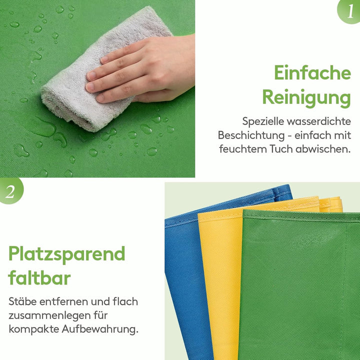Lifewit Mülltrennsystem für Küche，Mülleimer 3 fächer für Papier, Glas und Plastik ，Recycling behälte