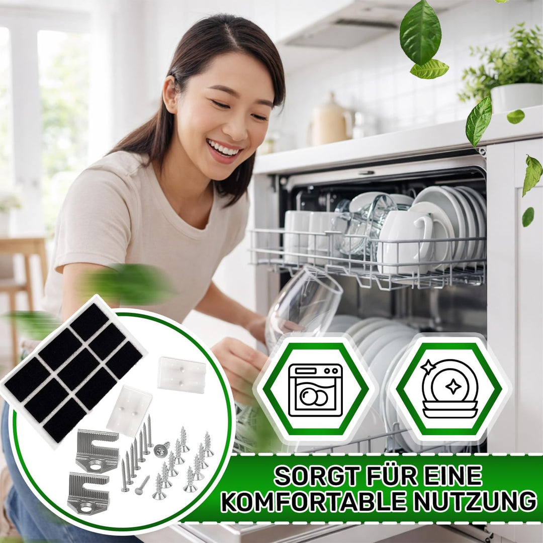 Montageset zur Befestigung Türen Spülmaschine Vollintegriert mit Originalcode 00620867 00626592 1000