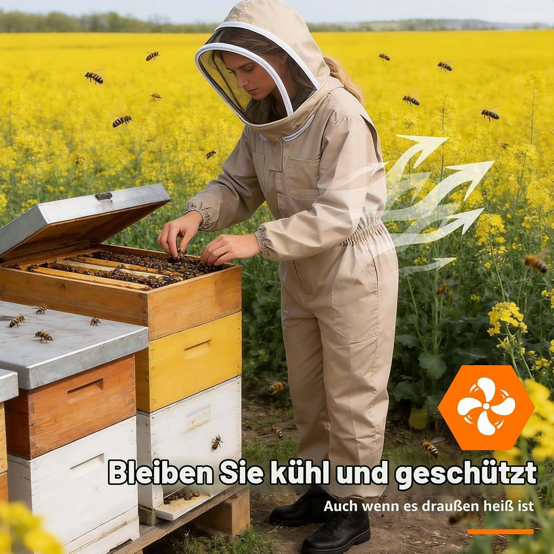 Natudeco Imkerkleidung Imkerausrüstung Imkerschutzkleidung Imker Isolationskleidung Bienenanzug Imke