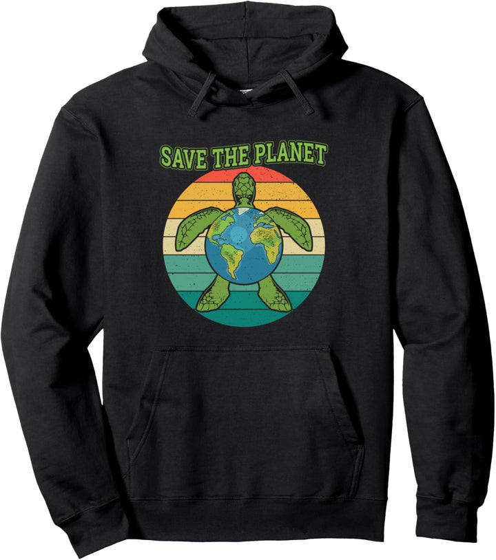 Tag der Erde Rettet den Planeten Pullover Hoodie
