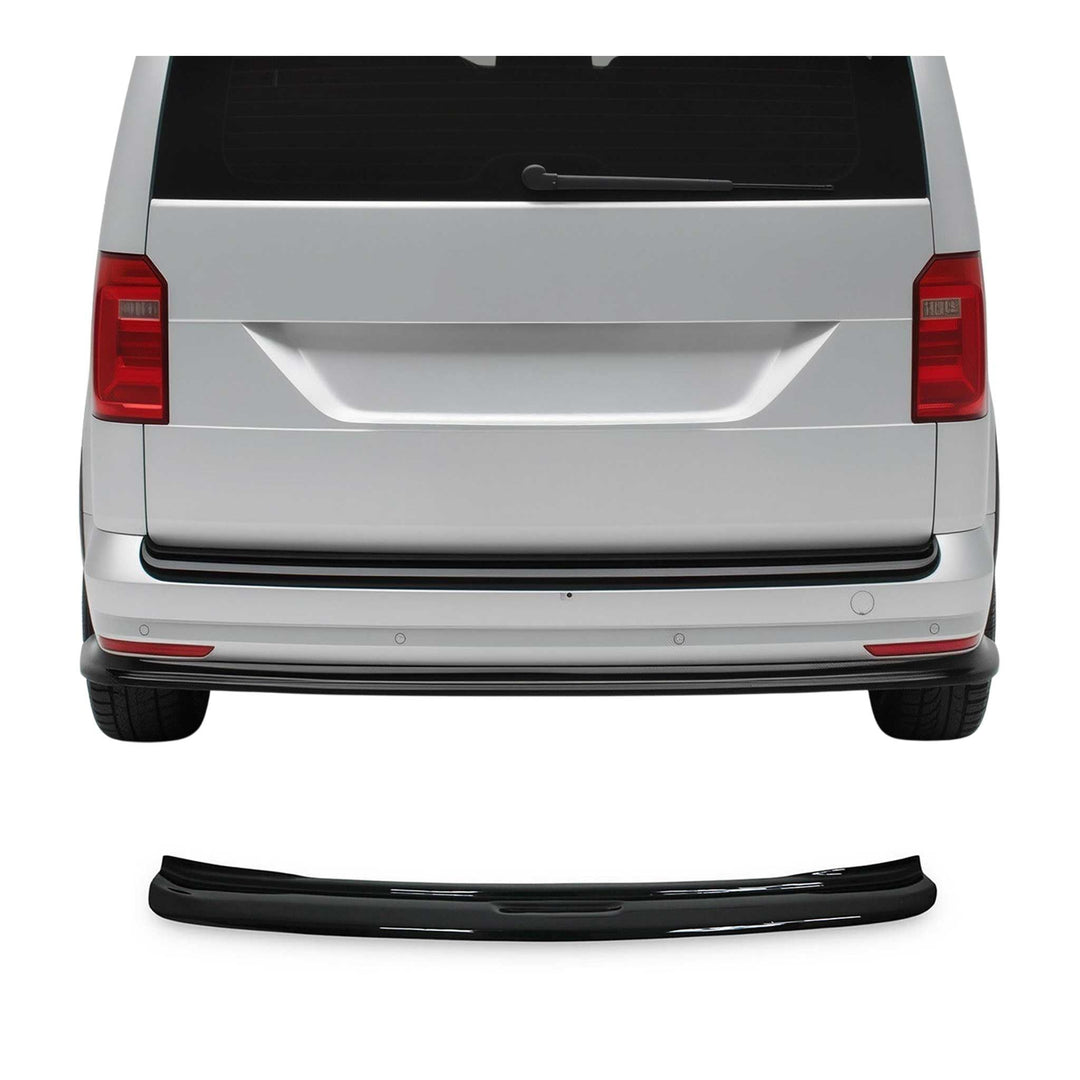 OMAC Ladekantenschutz Stossstangenschutz kompatibel mit VW Caddy 2015-2020 Acryl Schwarz 1tlg, Caddy