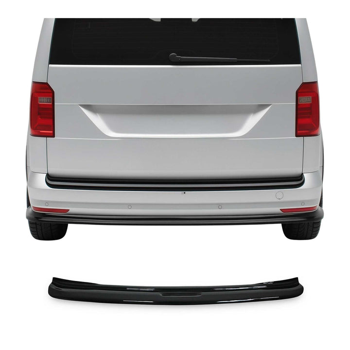 OMAC Ladekantenschutz Stossstangenschutz kompatibel mit VW Caddy 2015-2020 Acryl Schwarz 1tlg, Caddy