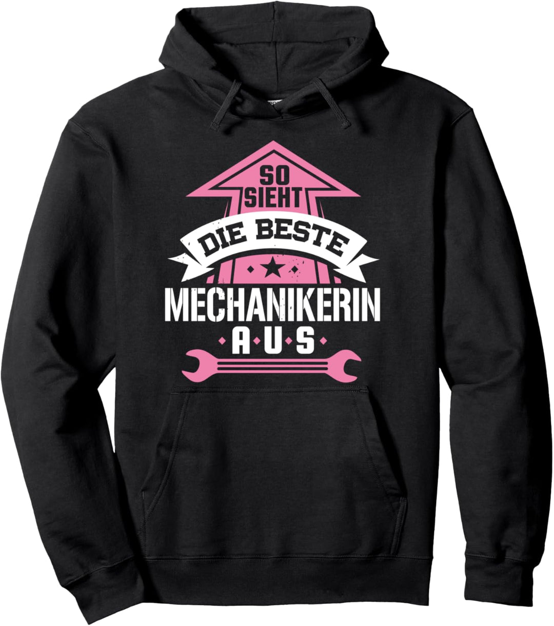 Witziger Kfz Mechanikerin Spruch für Garage und Werkstatt Pullover Hoodie
